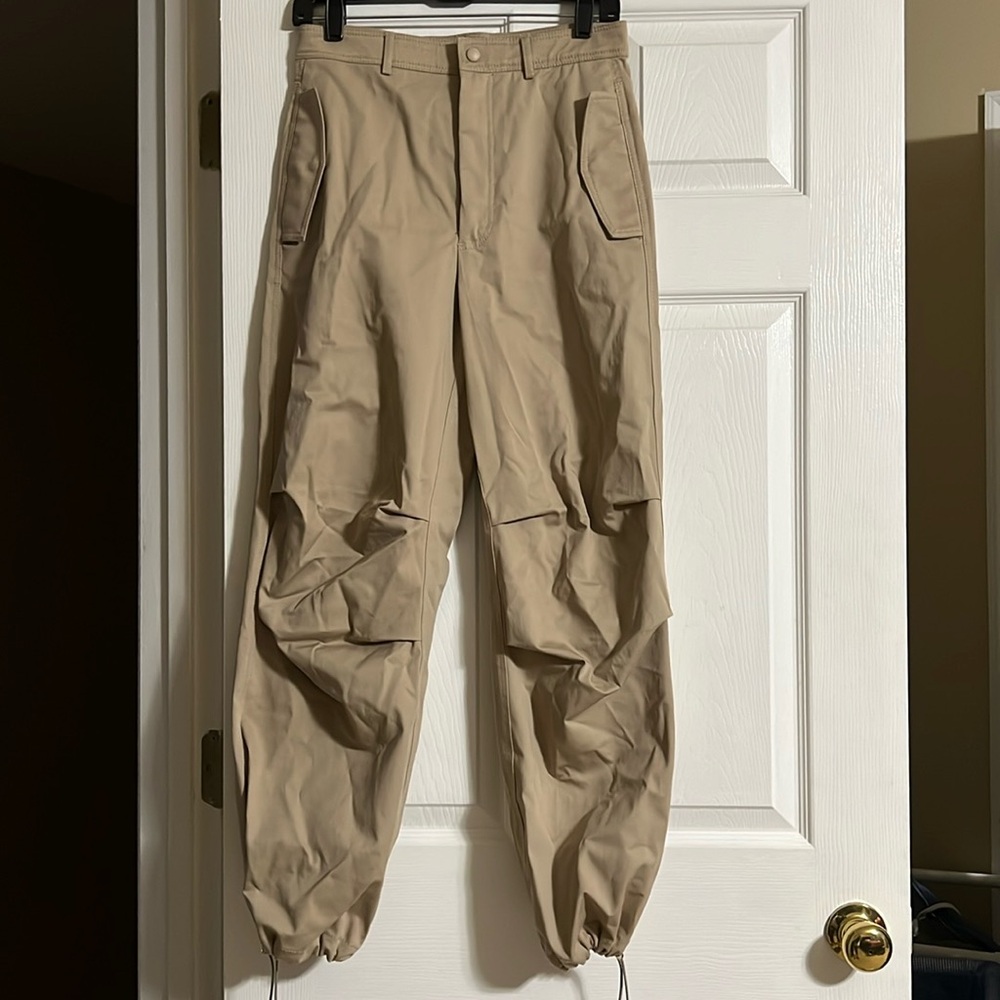 Zara khaki balloon pant